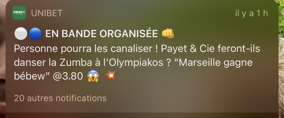 ZeMV3STR0's tweet photo. Ptdrrr ils sont chaud @UnibetFrance https://t.co/JkAObZekOg