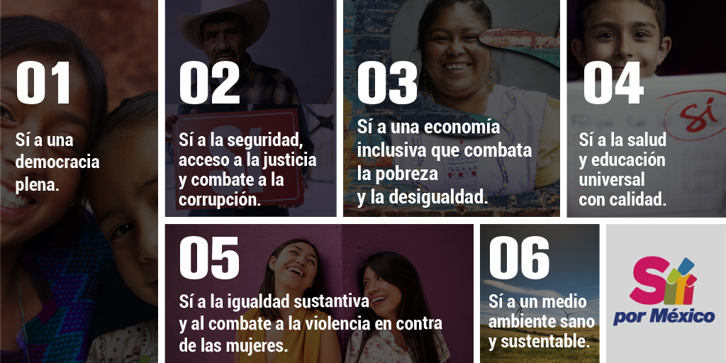 SiPorMx's tweet photo. Di Sí a un México de oportunidades para todas y todos. Conoce más de nuestras propuestas en https://t.co/bZT3lIv65q #SíporMéxico https://t.co/2XTbhZc8QM
