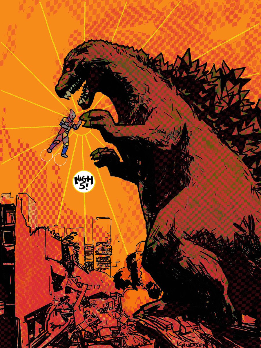 “Hey, did you know Jet and Godzilla are pals?” @tmboo
And with that I knew exactly what I was gonna draw for Jet Jaguar, the #battleofthesketches with @epicprops @glennurieta @andymacdeez @thebernardchang @seanchenart and I(continued)
#jetjaguar #godzilla #originalart #highfive https://t.co/x1rwwZXorw