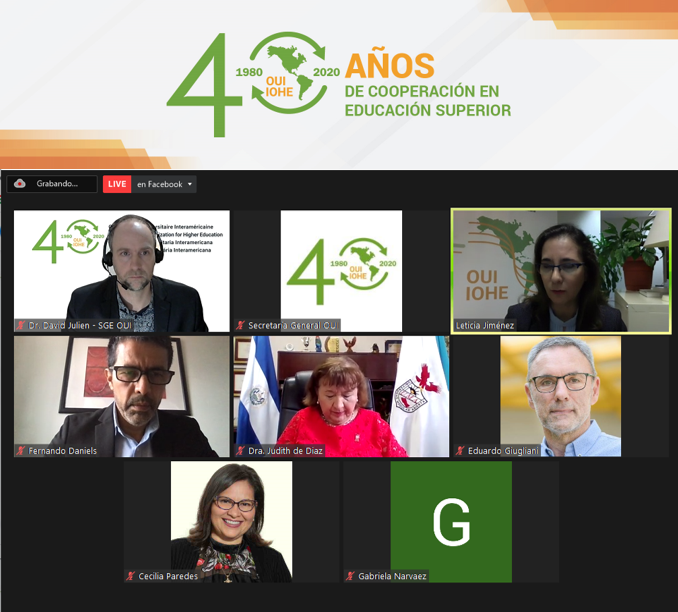 ouiiohe's tweet photo. Estamos al aire en https://t.co/ecdJQkDVdf Primer bloque de nuestro Conversatorio OUI 40 años de Cooperación Interamericana @drdavidjulien @letyjimenezglz @danielsfernan https://t.co/plkYgbdP4g