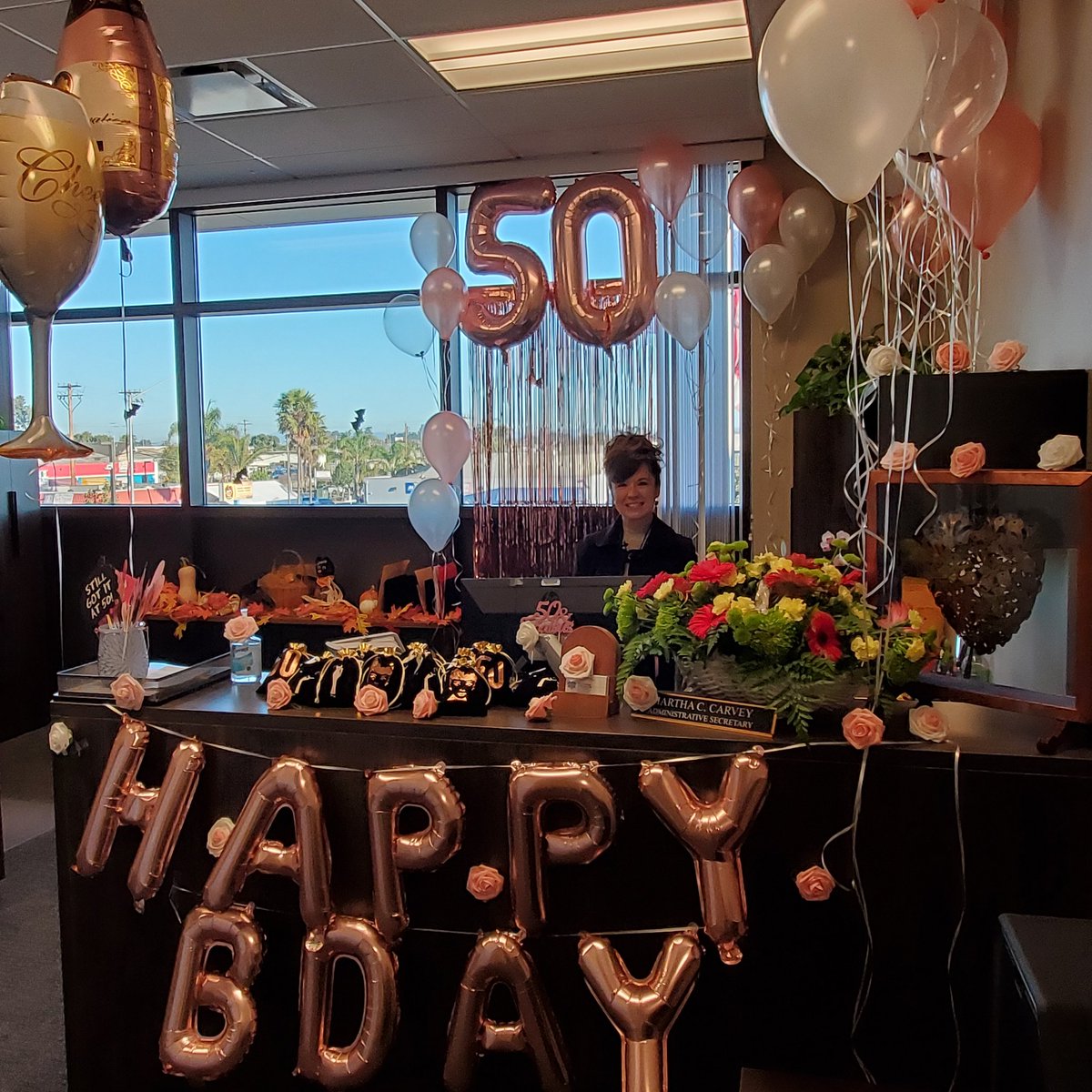 Today we celebrate the birthday of one of our finest employees. Happy birthday, Martha!!!