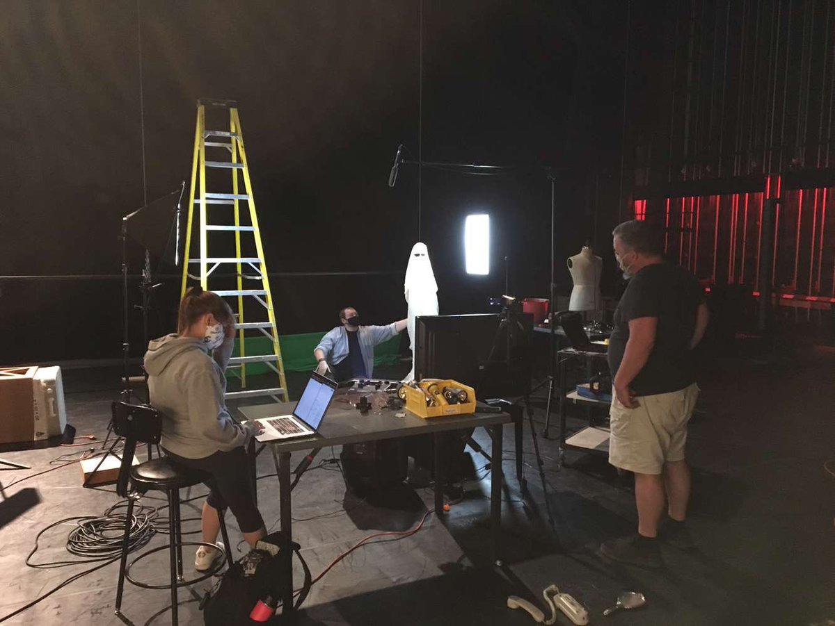 CCTDStage's tweet photo. It’s getting pretty spooky around here, including on the set of Houseparty! If you’ve seen the show, comment your favorite character! Photos from Elizabeth Koetz and Maggie McClellan #cctdhouseparty #cctd https://t.co/h6Ax8pf5hr