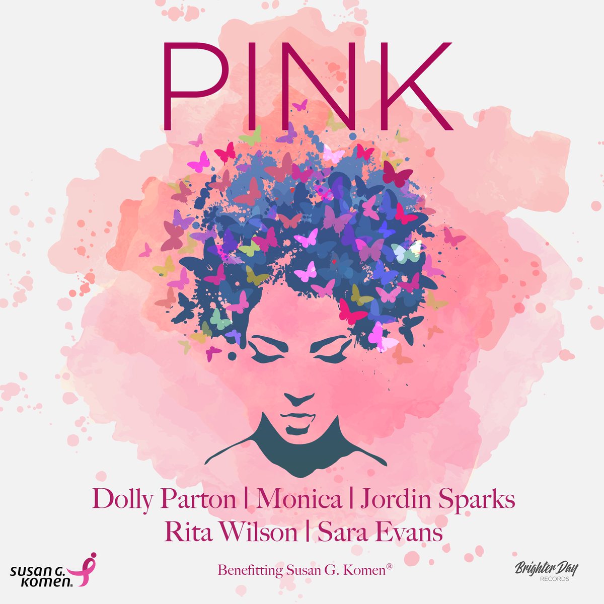 saraevansmusic's tweet photo. I’m thrilled to be supporting @SusanGKomen! There is something magical that happens when women band together to have a positive impact. Listen to “Pink” now with @DollyParton, @MonicaDenise, @JordinSparks, @RitaWilson and ME! 💕 Listen &amp; donate here: https://t.co/jP0yHzFbBC https://t.co/BRrc9UhHuI
