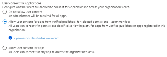 ItsReallyNick's tweet image. Critical new defenses for OAuth consent phishing:
• ✅ Publisher verification [pic 1]
• 📋 Customizable app consent policies [pic 2]
• 🚷 Globally disallowing user consent to new multi-tenant apps from unverified publishers (on Nov 8)

👉🏼📰 Details: techcommunity.microsoft.com/t5/azure-activ…
