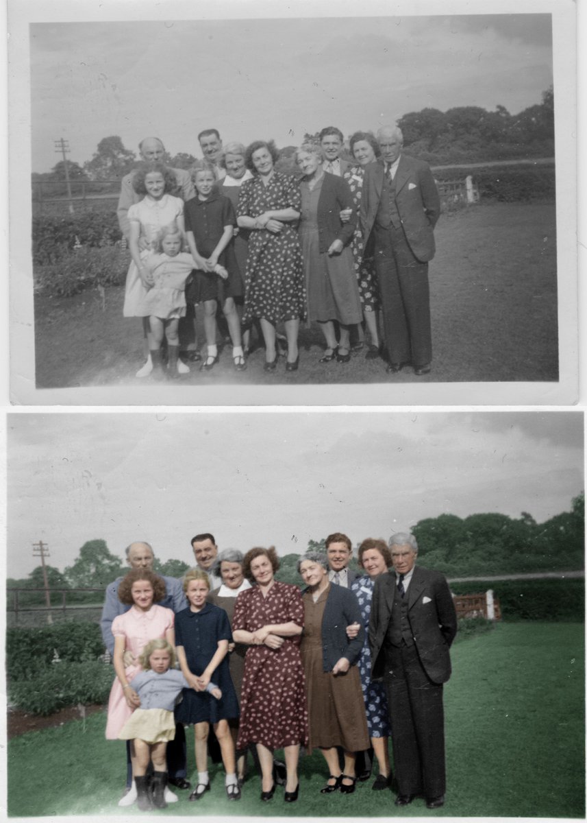HollyM_Photo's tweet photo. Hello! as a lot of people are being awesome and supporting small businesses this Christmas, I'm colourising and fixing old images for only £20 
Please DM me if you're interested
and please RT to show your support! https://t.co/53XM7K5vsn