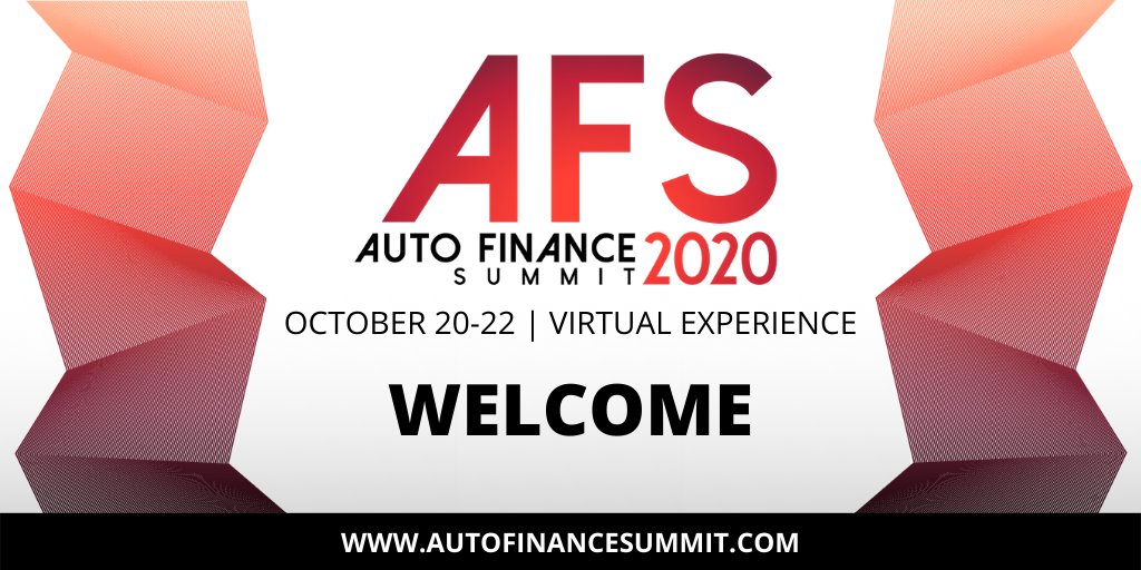 AutoFinanceNews's tweet photo. Welcome back! Day 2 of #AFSummit20 kicks off in 30 minutes. Grab some coffee, head into the platform, and get comfortable… We've got some great sessions lined up today! https://t.co/J0KtFNaXLX