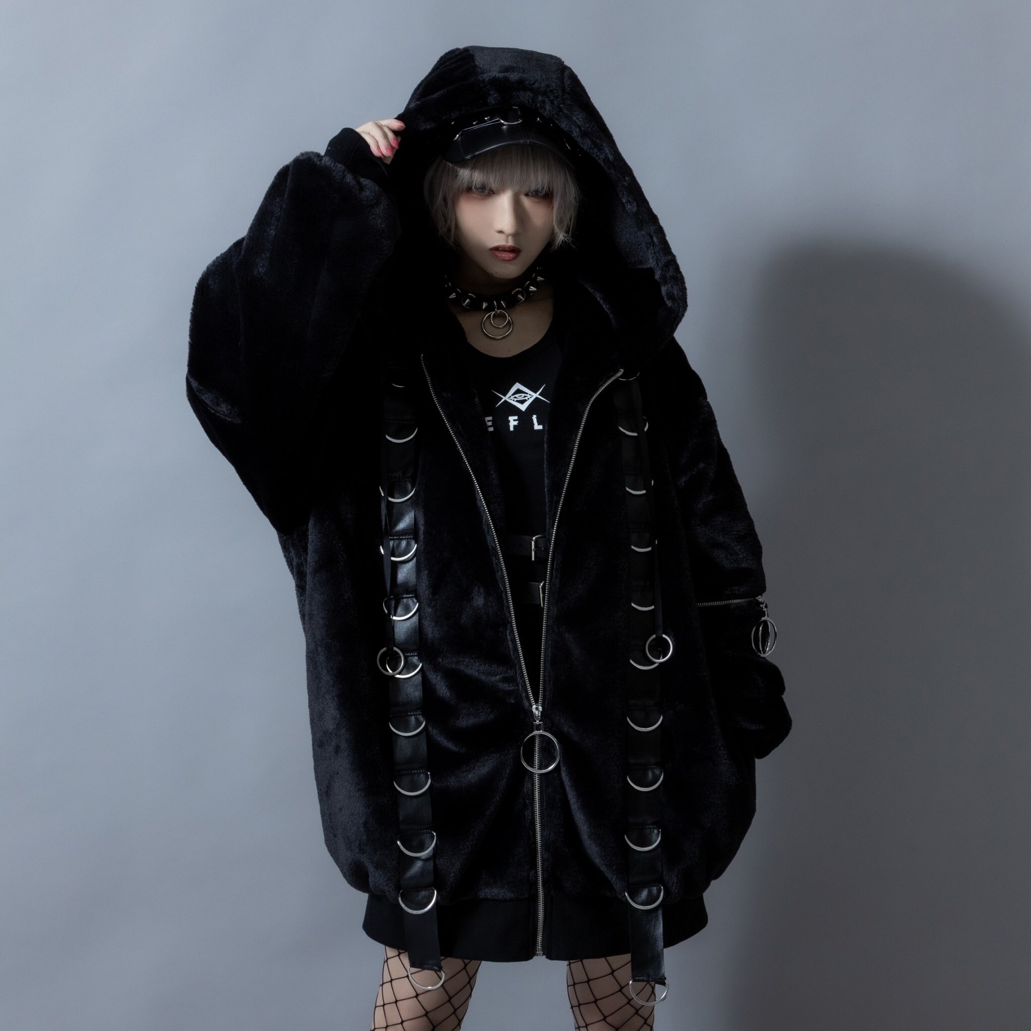レフレム reflem うさ耳BIGファーパーカー ピンク 地雷系 アウター レフレム reflem うさ耳BIGファーパーカー ピンク 地雷系 アウター