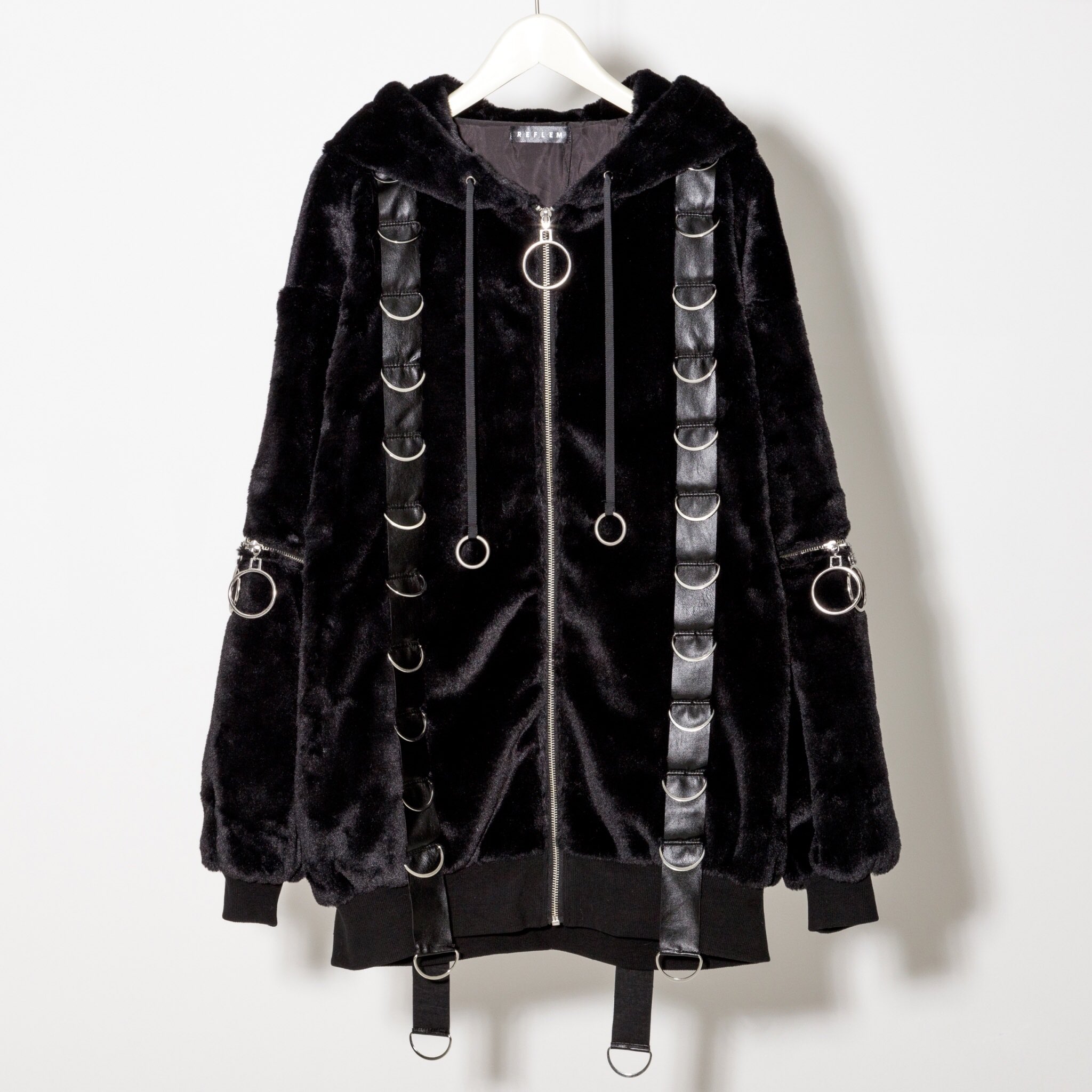 REFLEM Dリングクロップファージャケット/クロップド丈ファーブルゾン REFLEM（レフレム）の「『REFLEM/レフレム』Dリングクロップ