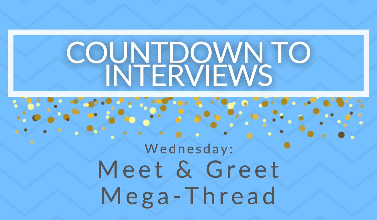 FuturePedsRes's tweet photo. ✨Countdown to Interviews✨

LET'S GET TO KNOW EACH OTHER! 
ERAS applications have been released, and we want to know:

🔶What excites you most about this interview season?🔶

#PedsMatch21
#PedsTwitter
#MedTwitter
#ERAS 

⬇️⬇️⬇️ https://t.co/yqXjO6fY5P