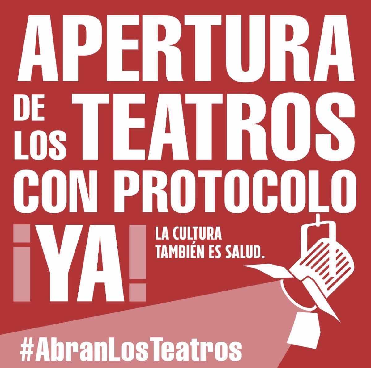 #AbranLosTeatros