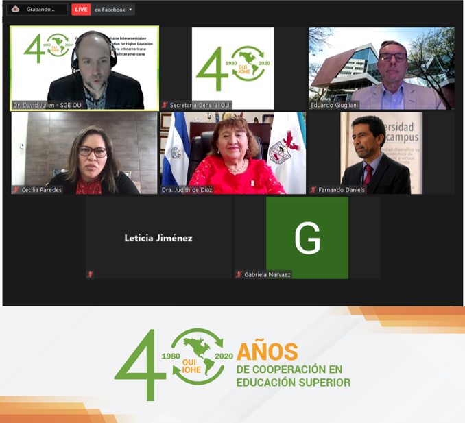 ouiiohe's tweet photo. En nuestro 2° bloque  Conversatorio OUI : 40 años de Cooperación Interamericana https://t.co/ecdJQkDVdf  Diálogos estratégicos con invitados de @UModularAbierta  @IDEIAPUCRS @espol Modera: @drdavidjulien https://t.co/dM3xD5McTc