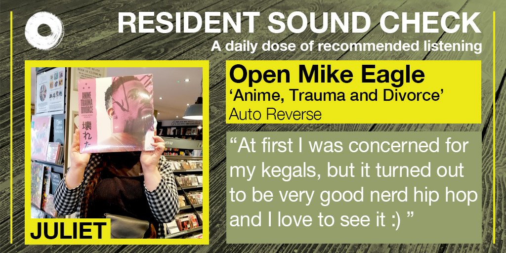 residentmusic's tweet image. It&apos;s Juliet&apos;s #ResidentSoundCheck

She&apos;s chosen @OpenMikeEagle
‘Anime, Trauma and Divorce’ 
bit.ly/3iRQfBc

@Mike_Eagle @AutoReverseRecs @orchtweets