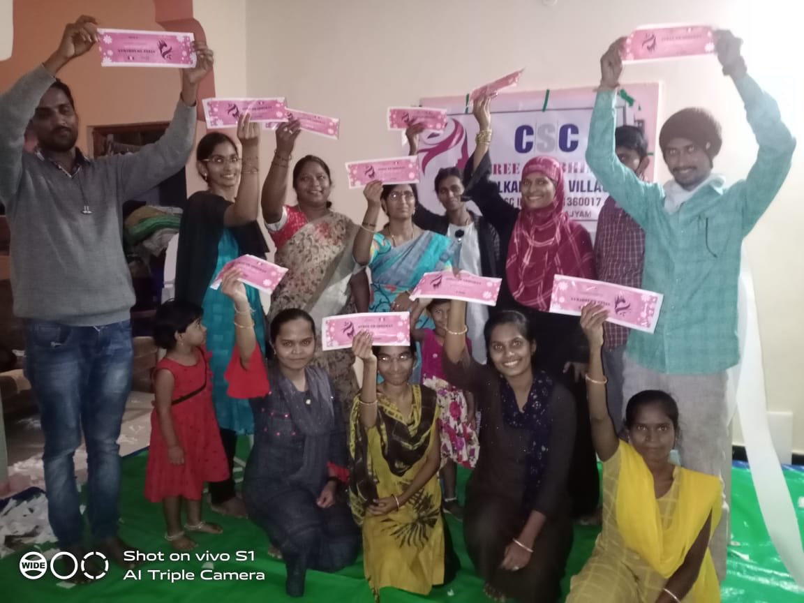 rajakishore_j's tweet photo. 5 vle completed streeswabhimaan training in Telangana ⁦@dintya15⁩ ⁦@CSCTelangana⁩ ⁦@CSCAndhra⁩ ⁦@CSCGujarat⁩ https://t.co/J31v4G575k
