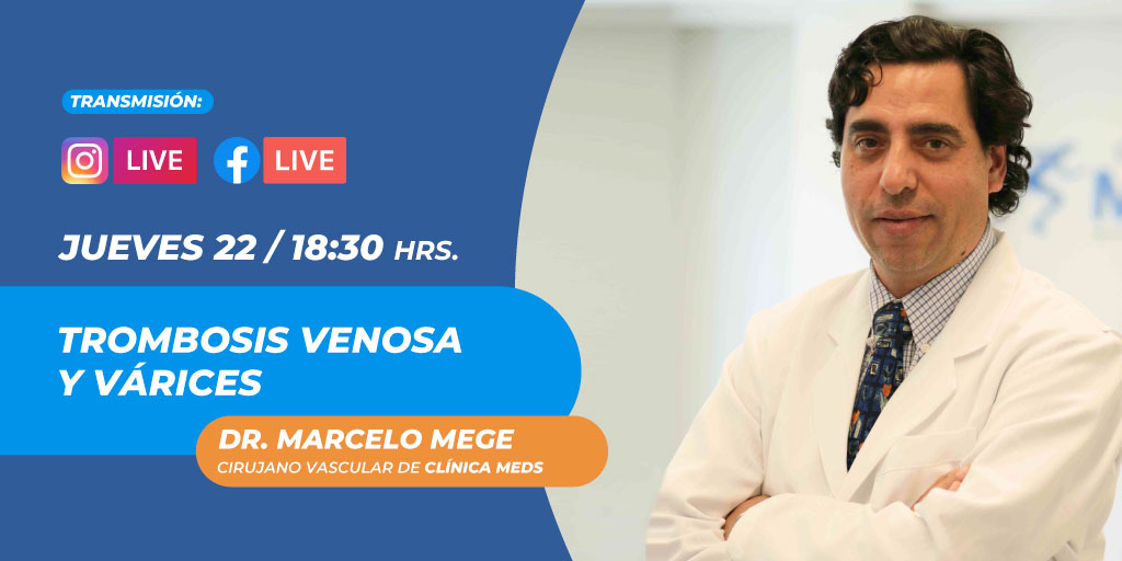 clinicaMEDS's tweet photo. No se pierdan mañana un nuevo live junto al cirujano vascular, Dr. Marcelo Mege. ¡Déjanos tus preguntas en los comentarios! 

Además, la transmisión podrán verla en vivo por nuestro canal de Facebook e Instagram. https://t.co/UYmrBYqarE