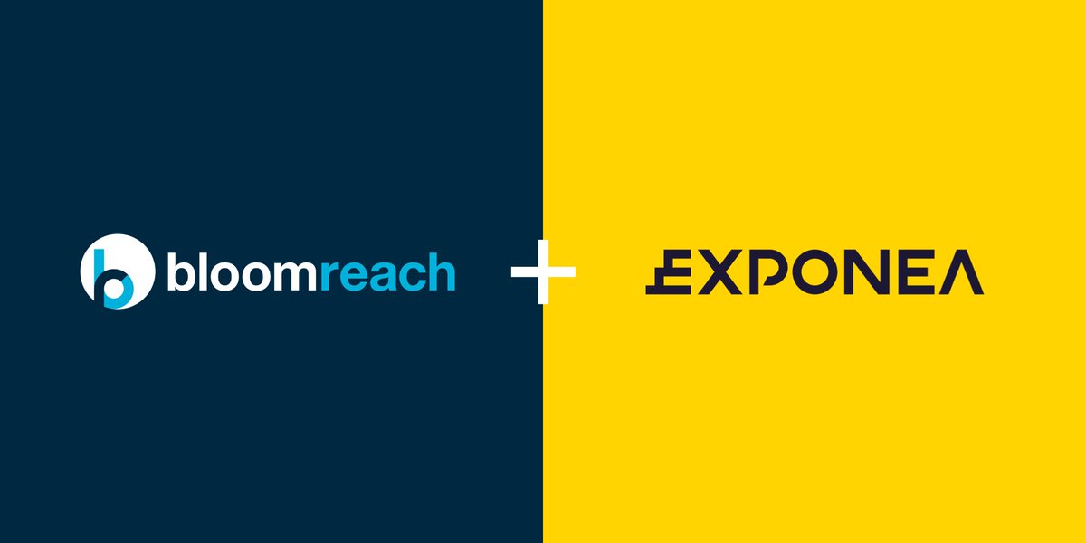 bloomreach_tm's tweet photo. Big news to share! @bloomreach_tm and @exponea are announcing a strategic partnership. We are beyond excited as this partnership will allow us to serve our customers in even more innovative ways moving forward.  Learn more: https://t.co/n7Mjyff3Yh https://t.co/kJw7yVqYBH