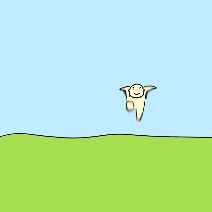 まだ追ってくる にんげんっていいな 