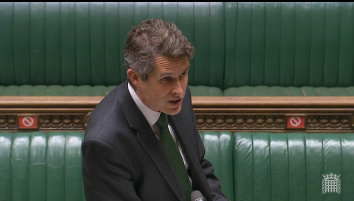 Response now from Education Secretary Gavin Williamson. Choosing to outline steps taken by the gov't to support children during the pandemic (which, by the very nature of this debate happening, does not include free school meals for children who need them over the holidays).