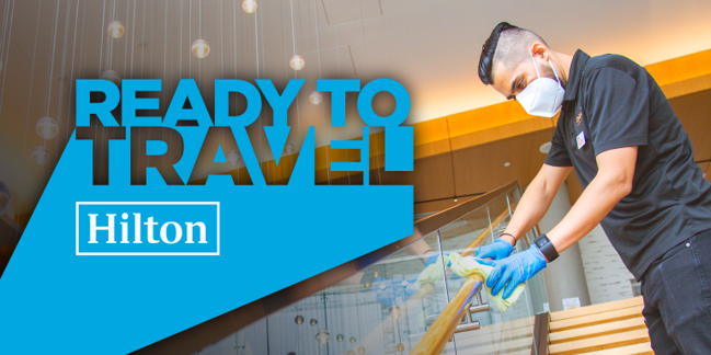 DoubleTreeTO's tweet photo. Work or play with peace of mind. Check out Hilton CleanStay disinfecting and cleaning standards—changing the way we travel, safely and responsibly. #ReadytoTravel #HiltonCleanStay

https://t.co/veq7bRihVU https://t.co/zo7jVCogJN