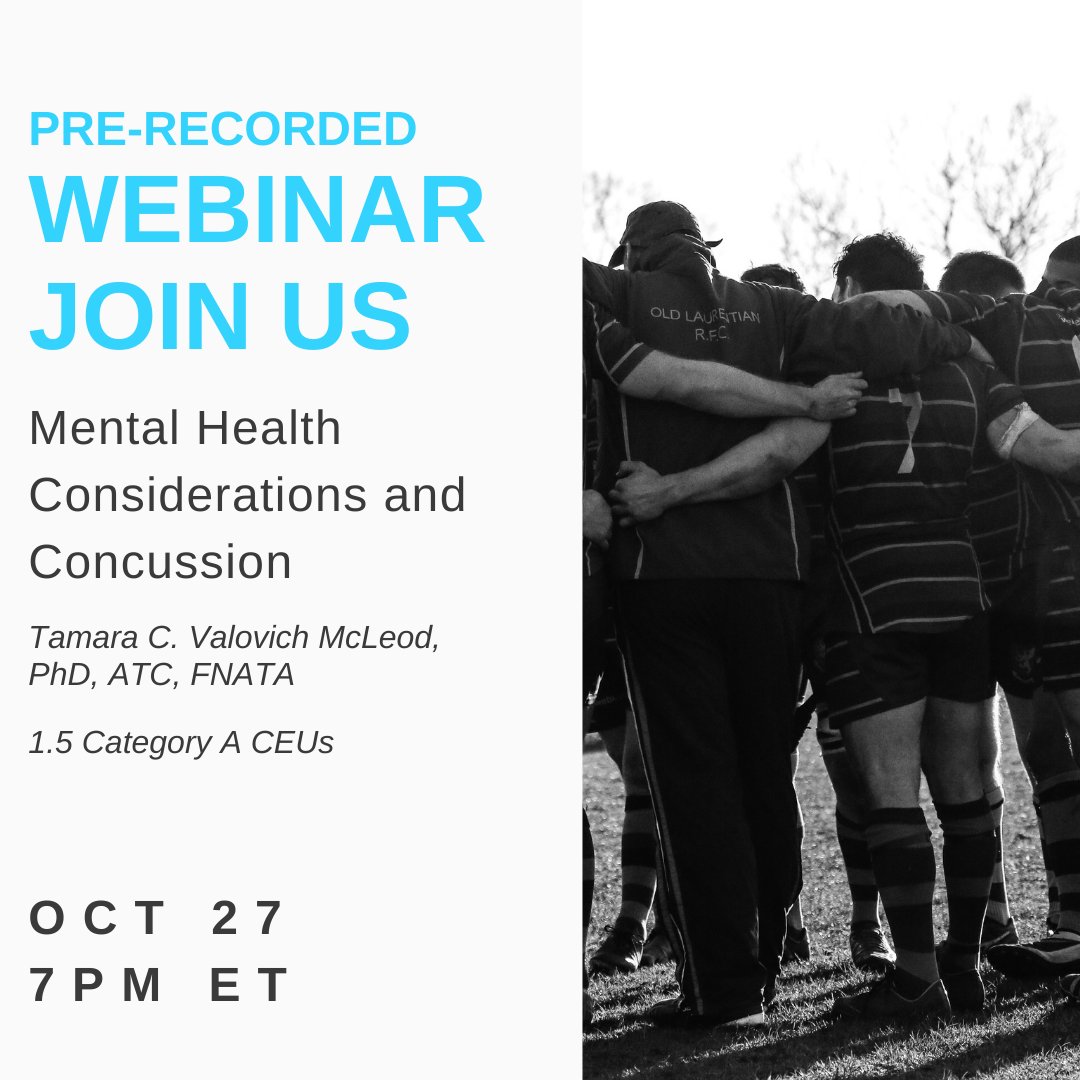 SwayMedical's tweet image. 📣 Athletic Trainers looking to learn about more about mental health and concussion? Attend our free CE course.
swaymedical.com/resources/trai…