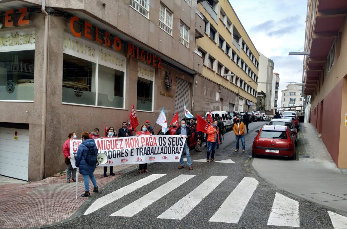 ✊Nova xornada de folga e mobilizacións do persoal de Celso Míguez para reclamar o pago dos salarios

🚶‍♀️🚶‍♂️Os traballadores/as percorreron as rúas de Pontevedra en manifestación

ℹ️ tinyurl.com/y25lzcdy

#CelsoMíguez #Pontevedra