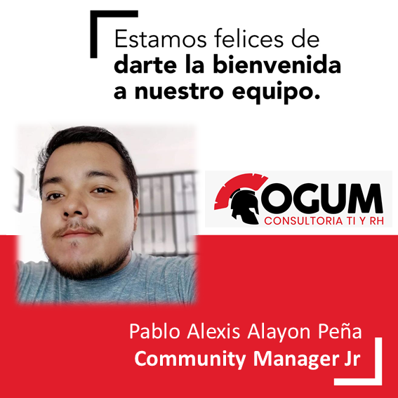 EmpleosOgum's tweet photo. ¡Bienvenido Pablo a nuestra familia #OGUM!

#CommunityManager #TrabajoSiHay #TransformandoVidas https://t.co/gNNttdQW4S