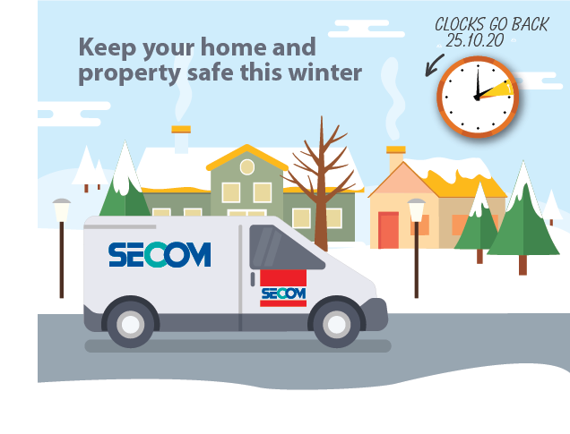 secomplc's tweet photo. A reminder that the clocks go back this weekend! As the nights get darker and longer, it's important to remember to secure your home to keep yourself safe during the winter. Take a look at our home security packages to keep you secure: https://t.co/cB95MhkgYY
#security https://t.co/ylk6wldKyJ