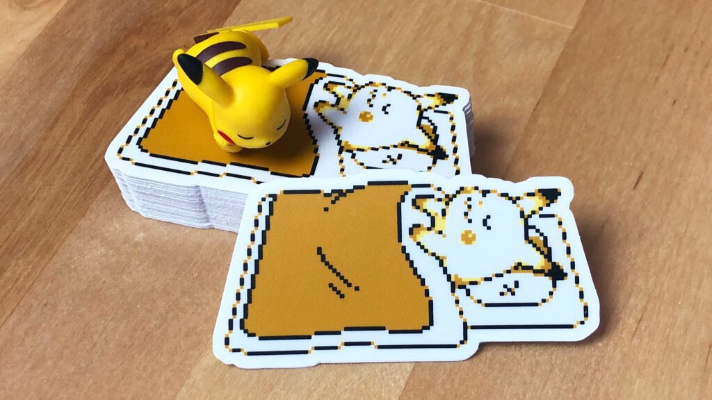 pikachu says it's cool to stay home

so I made stickers so you guys can say it's cool too 
