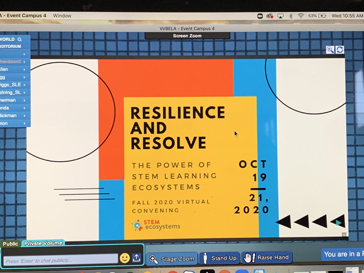 Such a unique and timely opportunity and honored to have been asked to “attend” <a href="/STEMSTL/">STEM STL Ecosystem</a>