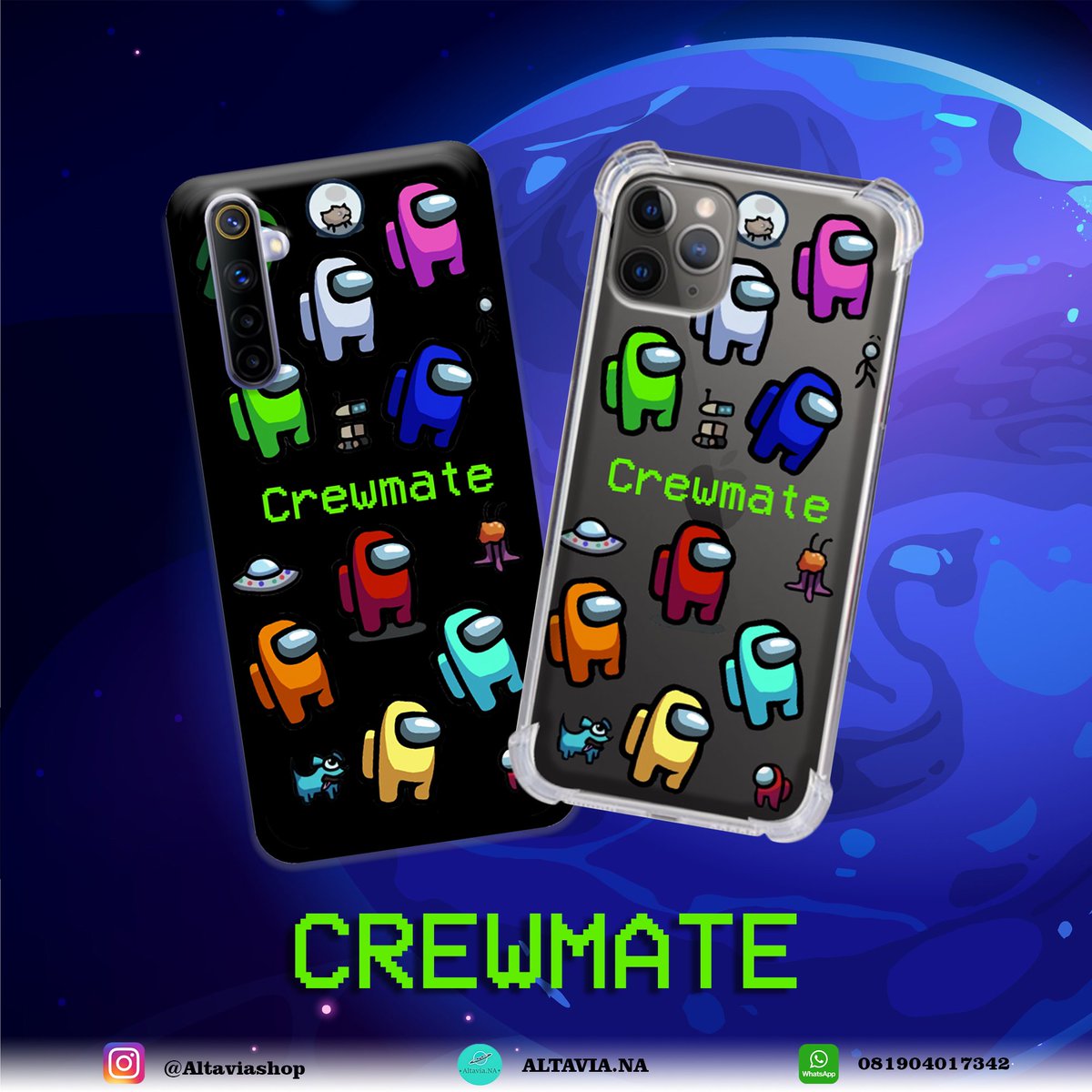 altaviashop's tweet photo. Among us case !!
 
Siapa nih yang tidak tau game yang lagi viral ini, yuk miliki case yang kekinian ini !!!

Ask/Order DM aja 🙏🏻

#AmongusCase #AmongUsindonesia #Crewmate #impostor #CasePremium https://t.co/sjuIeyPgcJ