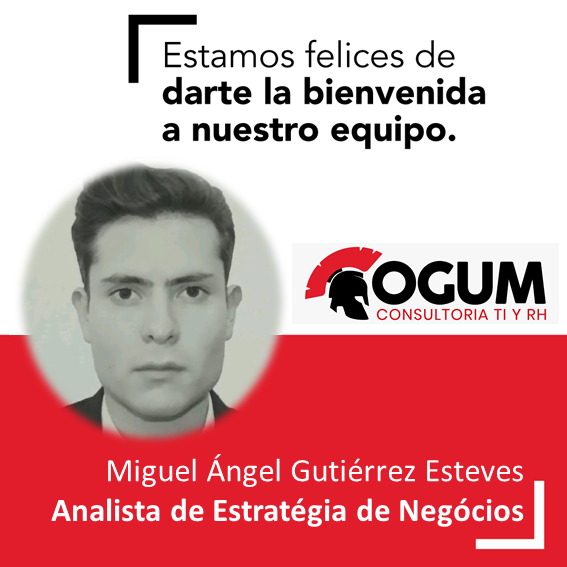 EmpleosOgum's tweet photo. ¡Bienvenido Miguel Ángel a nuestra familia #OGUM!
#AnalistaDeEstrategiaDeNegocio #TrabajoSiHay #TransformandoVidas https://t.co/cjcXxEtR3H