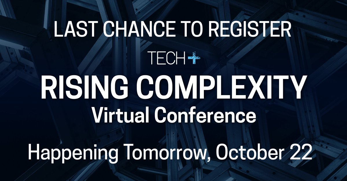 archpaper's tweet photo. Don't miss your chance to learn about the future of AEC tech and earn up to 5 AIA HSW and 2 AIA CEUs. Tech+ Rising Complexity virtual conference is happening tomorrow, October 22nd. Secure your spot now: https://t.co/YOkYcUDhy5 #techplus #techplusvirtual https://t.co/m5HfNZUhCY