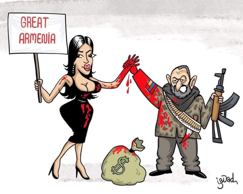 Did you know that Kim Kardashian has recently donated 💲1,000,000 to Armenia Fund to kill innocent civilians including children, women and elderly in Azerbaijan?
#HappyBirthdayKimKardashian 
#kimkardashiansupportsterrorism 
#KimKardashianFundsTerrorism 
#PrayForGanja