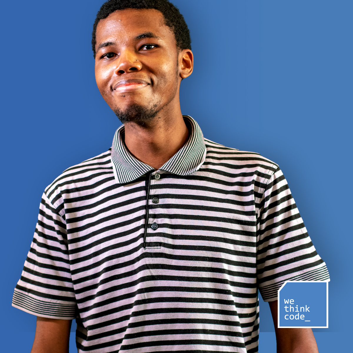 wethinkcode's tweet image. “I’m proud to be a WeThinkCode_ graduate because of what this school stands for. It’s a school that takes people who are not necessarily coming from the best backgrounds and nurtures them to become greater and part of something bigger.” -Banele Mkhize #WTC_Grad2020 #WTC_Alumni