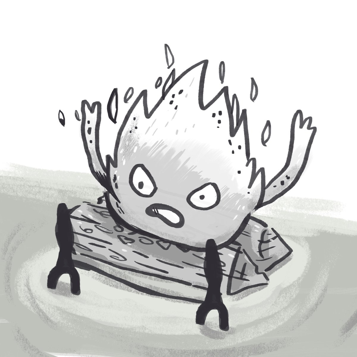 JMKillustration's tweet photo. Yet again I get behind on doing #inktober - no2 
Calcifer from Howls Moving Castle 

#inktober2020 #Calcifer #howlsmovingcastle #studioghibli #illustration #character #digitaldrawing #digitalart #draw #freelanceillustrator  #patterndesigner #ink #sketch https://t.co/grvXE3jrAB