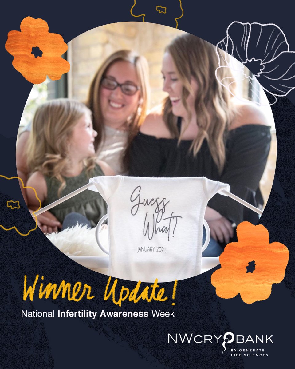 This couple won our vial giveaway in April—and got pregnant in May! Success! 💛
“We are so extremely thankful for NW Cryobank and the opportunity they’ve given us to expand our family.”
#nwcryobank #cryobank #donorsperm #niaw #lgbtqfamily #familyplanning https://t.co/HD2yVPIYVh