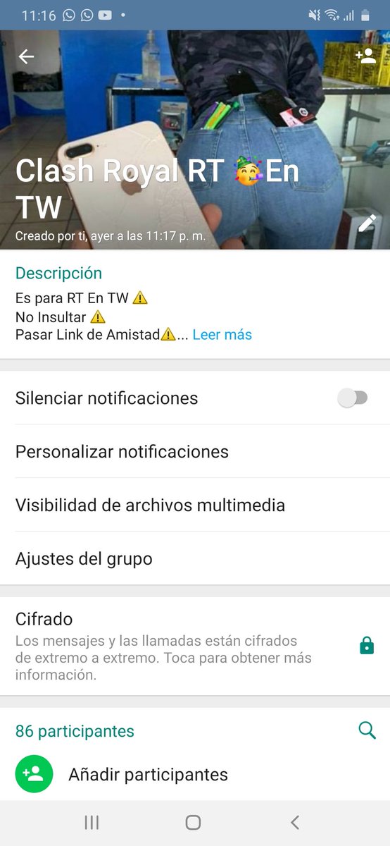 Si Gustan Unirse para ayudarlos en RT son Bienvenidos Buen Ambiente
Ignoren la foto jaja😂🥰 chat.whatsapp.com/G14thHdNN7LGRg…