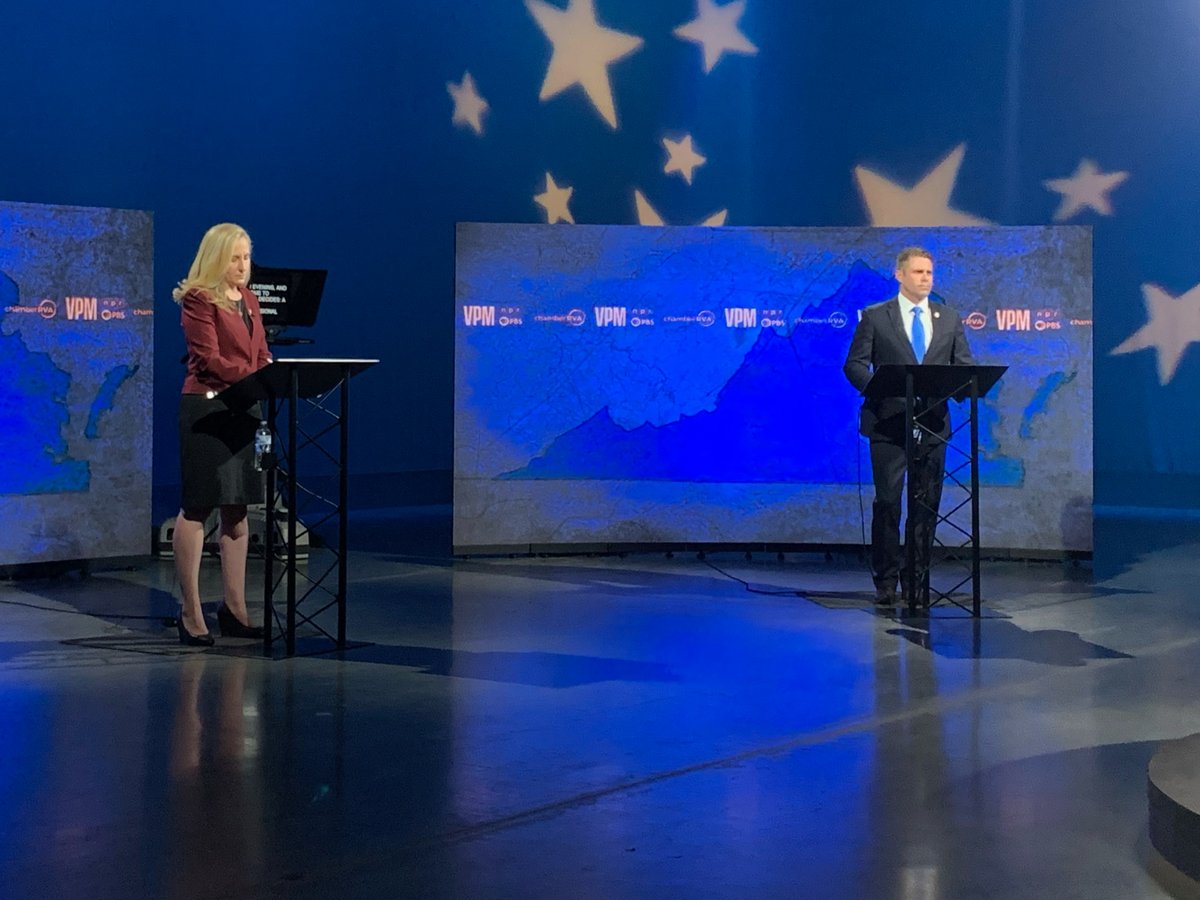 Here’s what we heard in last night's forum:

<a href="/SpanbergerVA07/">SpanbergerVA07</a> supports trillions in tax increases, supported sending billions to a terrorist regime in Iran, and had no explanation for her months of silence as our law enforcement community came under attack. #VA07 1/2