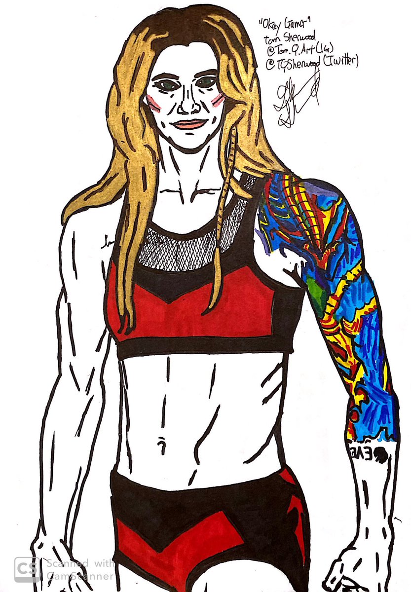 TQSherwood's tweet photo. Wanted to show off my art #progress with my two Jessamyn Duke sketches. First one done in May and last one done a few weeks ago!! #jessamynduke #okaygamer #fanart https://t.co/yRXgbR7Lbb