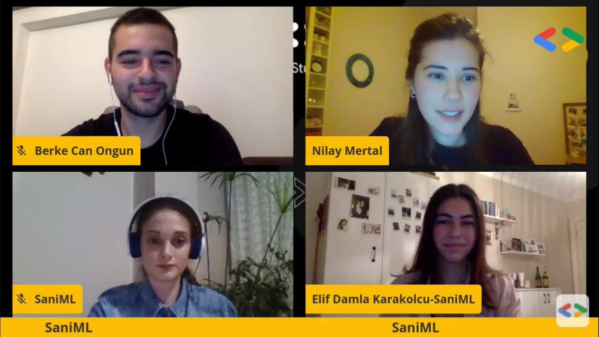 SaniML ekibi sunumu ile devam ediyor, ML Days Hackathon finalini kaçırma!
Linkimiz: bit.ly/3kb2qd0 🎊