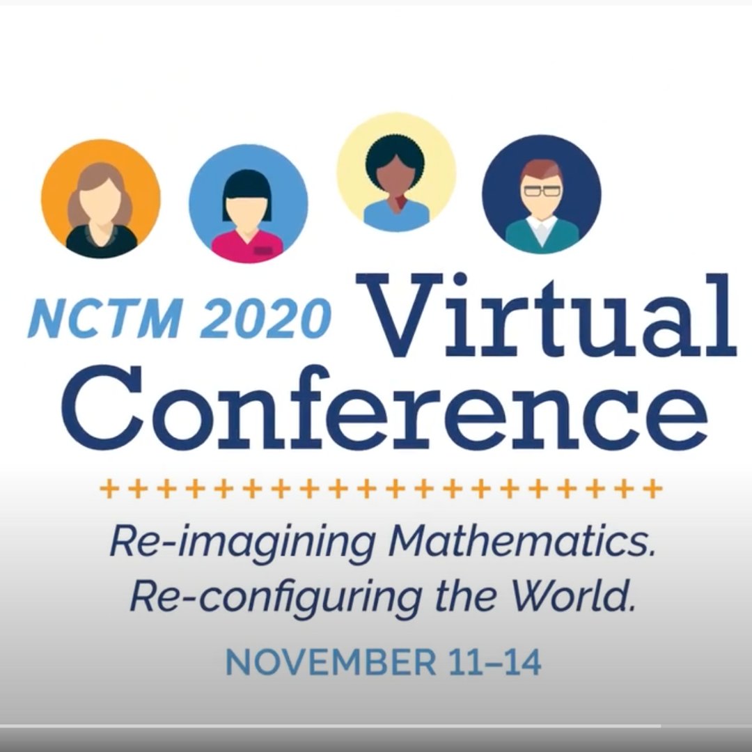 We want to celebrate YOU! Register for the #NCTMVIRTUAL Conference for a 4-day long celebration of mathematics! 

Check out the video below for more information! 
youtu.be/jgS4teIG3cY

Registration link: 
nctm.org/virtual2020/