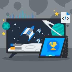 devpost's tweet image. Can you think of a skills for the #AlexaSkillsChallenge that would help customers with travel and transportation by using APL or motion and sensing APIs? Get in on the action #beyondvoice &amp;gt;&amp;gt; ow.ly/4hyw30rcwCI