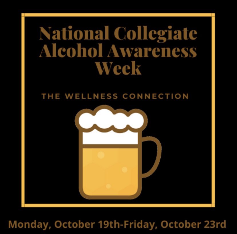 BGSU_SWN's tweet photo. The Wellness Connection and Safe communities has partnered up for National Collegiate Alcohol Awareness Week! @BGSUWellness @SafeCommWC https://t.co/8Uxbno8Zg3