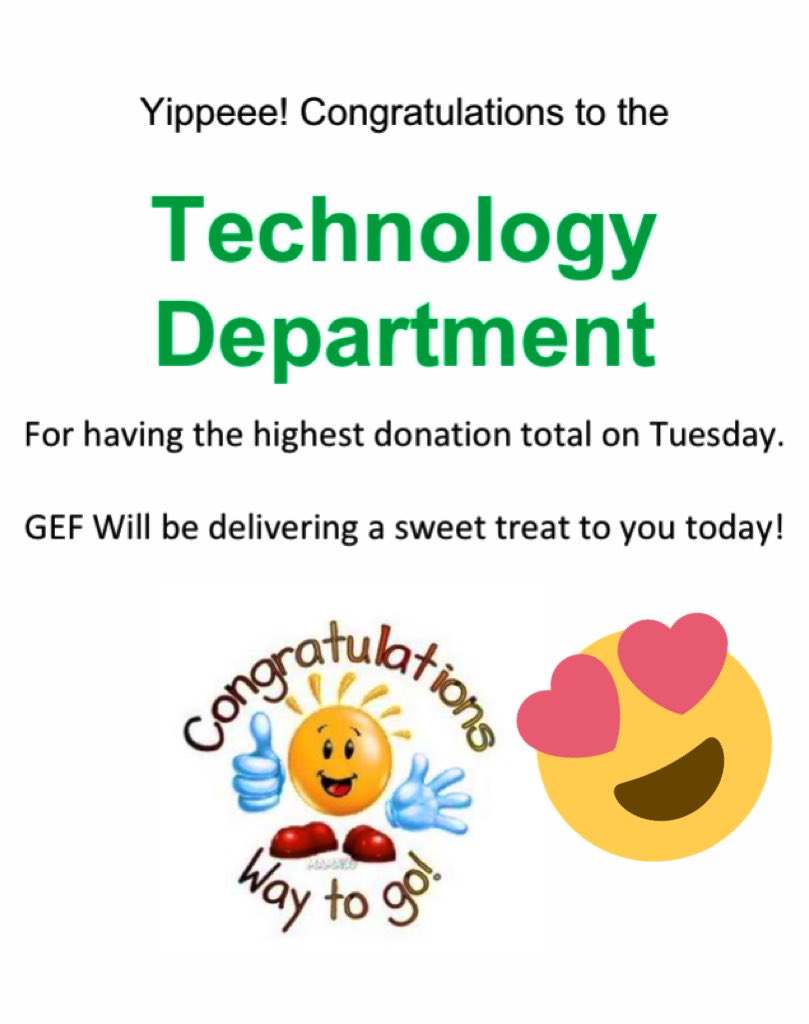 GISD_Technology's tweet photo. We won! We won! TY @GISD_Foundation for our yummy decorated treat! Check out Technology’s GEF Rep, Juliana Holmes, with our box of goodies! By the way, we managed to delete all the cookies! @MattYeager80 #ChooseGarlandISD #GarlandUSA #thanksGEF https://t.co/oD8zluA4D0