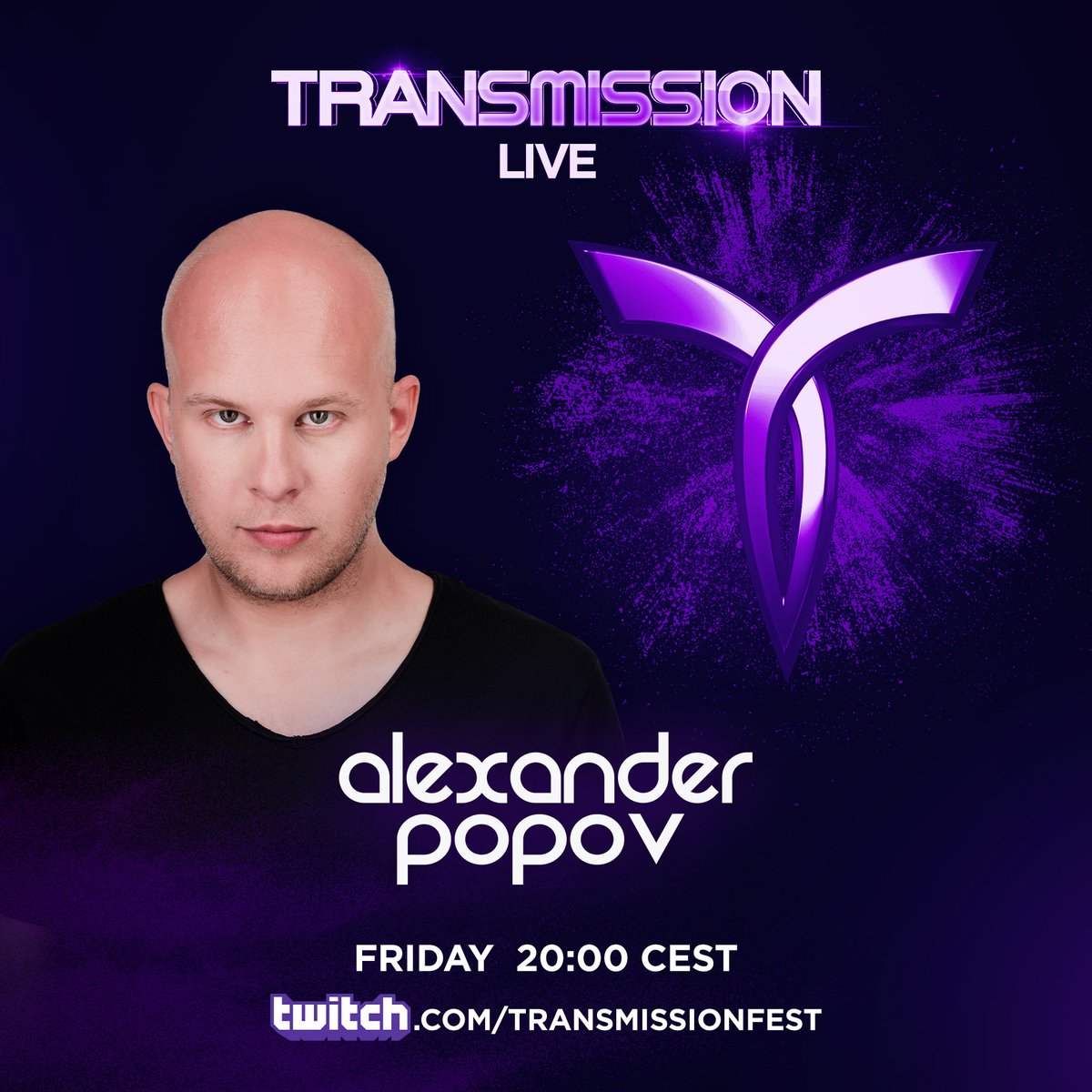 UnitedMusicPRG's tweet image. This Friday on 𝐓𝐫𝐚𝐧𝐬𝐦𝐢𝐬𝐬𝐢𝐨𝐧 𝐋𝐈𝐕𝐄 you can enjoy not 1, but 2️⃣ sets!
Starting with Dutch DJ and producer @AllenWattsMusic who performed last year at #TMPRG19 pre-party, followed by Alexander @popovmusic! 🙌

Tune in on Friday 19:00 CEST ➡️ twitch.com/TransmissionFe…