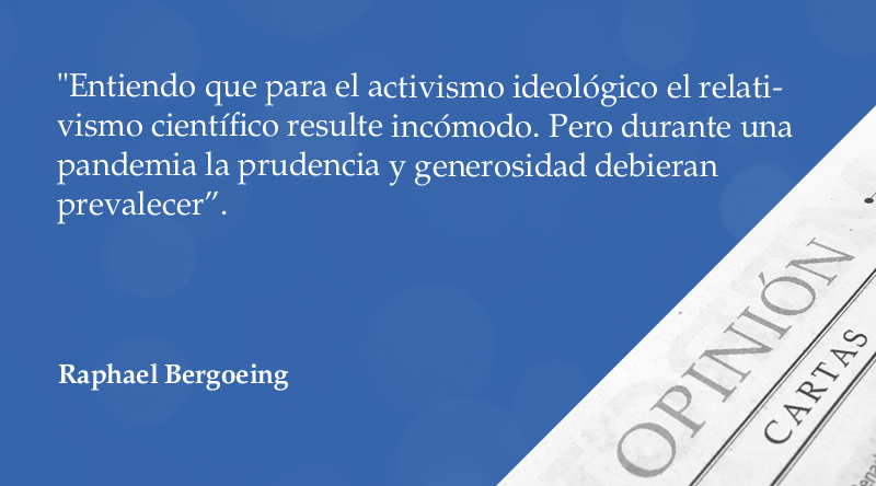 Carta al Director | “Cuarentenas, ciencia e ideología”, por @RBergoeingV https://t.co/xNjEMhuIRg https://t.co/EfBTsuCd1z