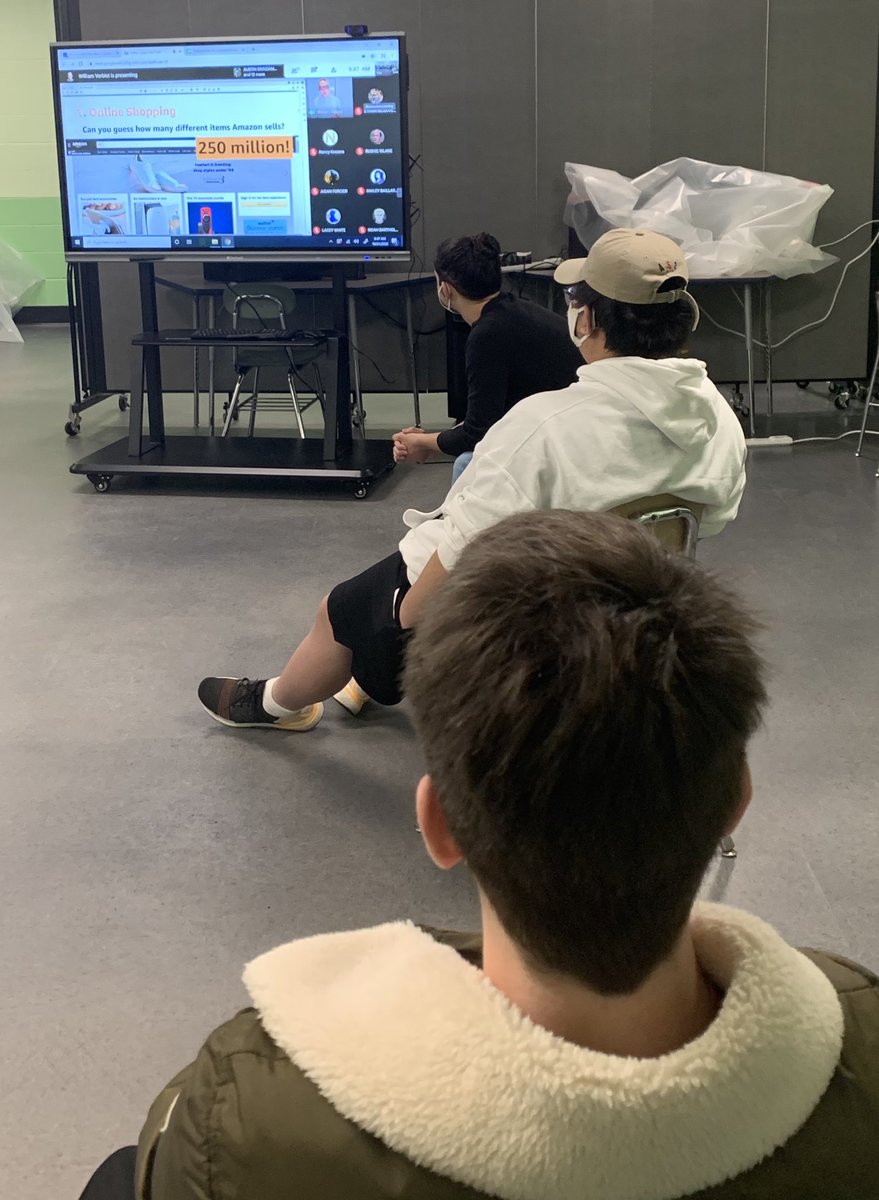 ___nancyk's tweet photo. Work based learning COVID style. Thank you Amazon!  #AmazonFutureEngineer  ⁦@WeAreWACTC⁩ ⁦@wednovans⁩ ⁦@SkillsUSARI⁩ https://t.co/89J7zMncWV
