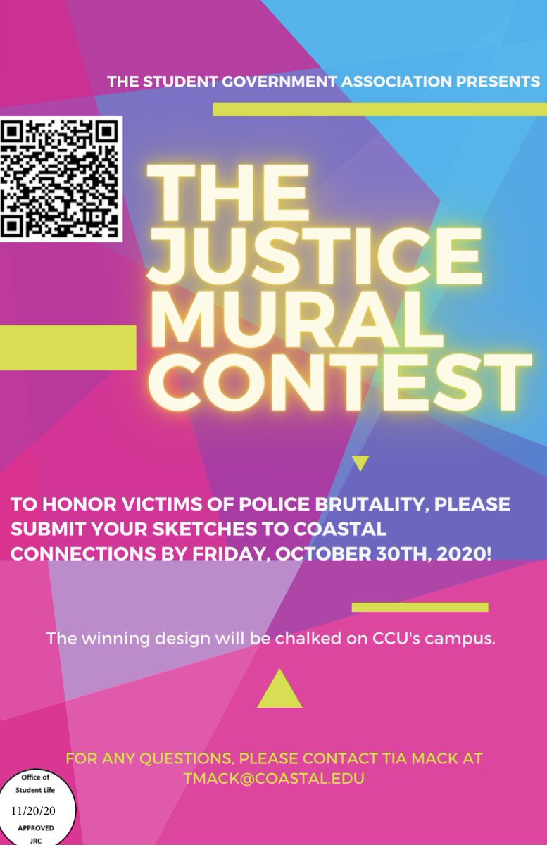 CoastalSGA (@coastalsga) on Twitter photo Hey Teal Nation, if you haven’t submitted a sketch there is still time! The artist of the winning sketch will be asked to personally chalk their design on campus! Hey Teal Nation, if you haven’t submitted a sketch there is still time! The artist of the winning sketch will be asked to personally chalk their design on campus!