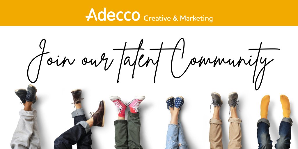 AdeccoUSA's tweet photo. Web Developers? UX/UI? Graphic Designers? Copywriters? Digital Marketers? Yes, we hire for those roles too – daily, and for some of America's top agencies. Let us know how we can help you!
#Adecco #PuttingAmericaBackToWork #Creative #Marketing #Careers https://t.co/uuwAQL0Lcx https://t.co/aHF0YBUBXY