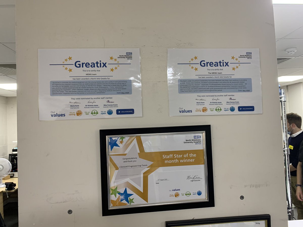 andyheeps's tweet photo. Fantastic to see @drush_R and our amazing clinical engineering team on Global CE Day @NorthMidNHS - with some great new kit ensuring we provide outstanding care for local people. And well deserved awards! #TeamNorthMid #ontheup https://t.co/iCL8gtCTYW