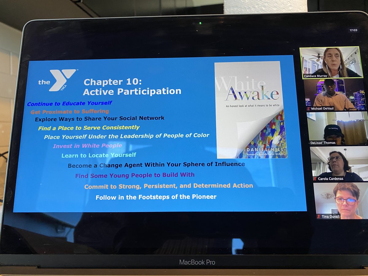 MichaelDeVaul's tweet photo. Great conversation today with the @YMCACharlotte staff and volunteers as we complete the book club reading of  #whiteawake. We cannot change what we don't talk about. Conflict is rarely about truth, its about how people are feeling about the experience. Bravo to the coordinators! https://t.co/vNQ82aATip